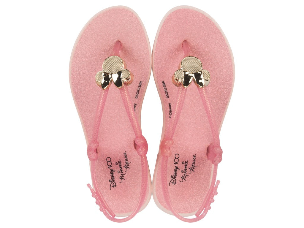 Sandalia Infantil Rosa Disney Beauty Ipanema