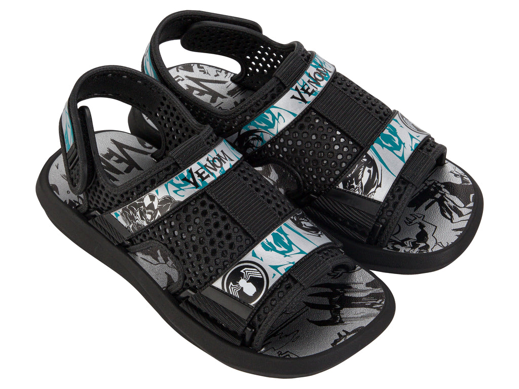 Sandalia Infantil Negro Marvel Ipanema