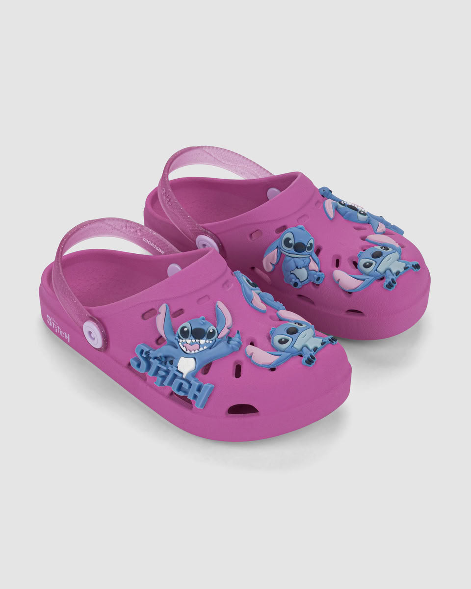 Sandalia Infantil Lila/Rosa Babuch Stich Ipanema