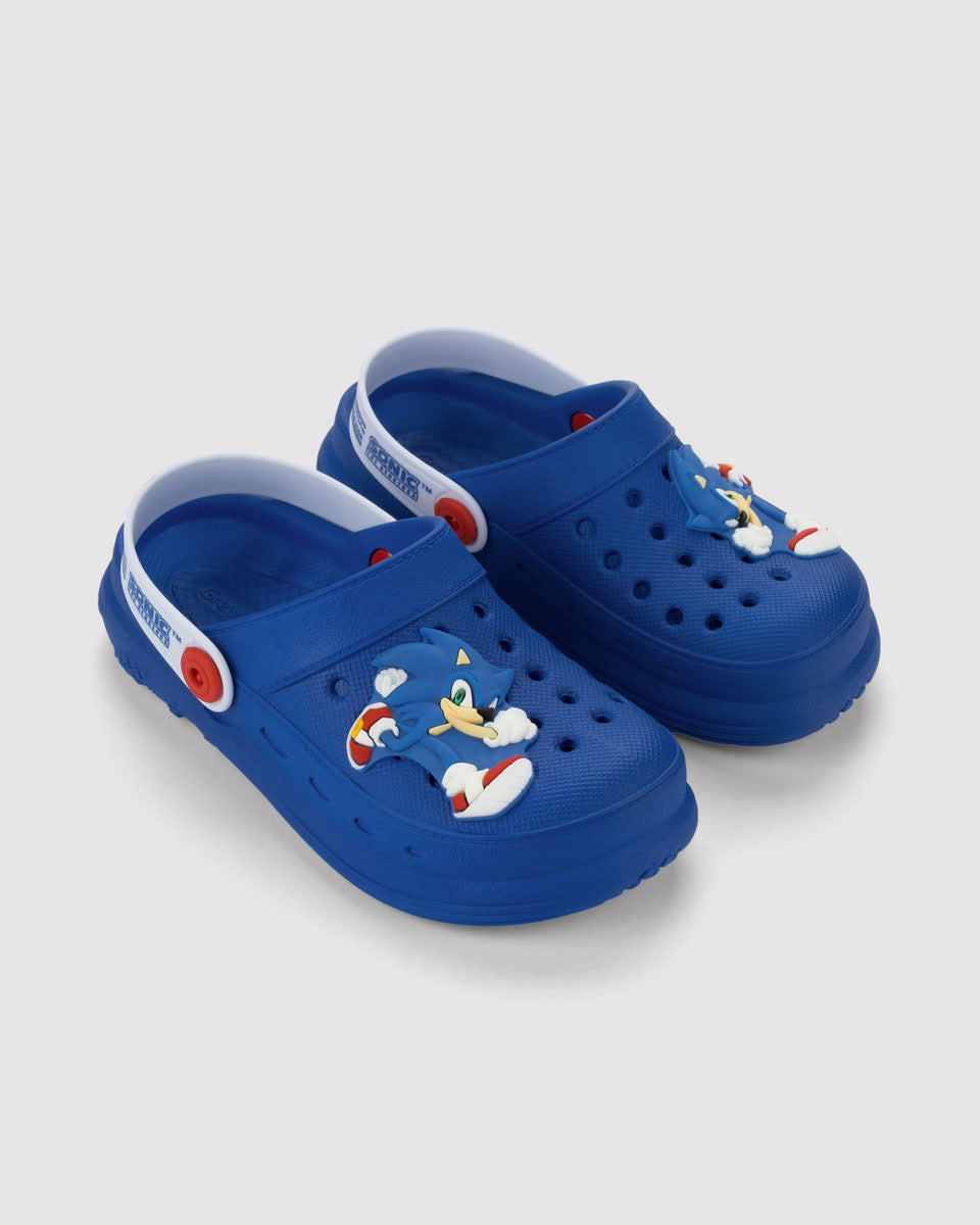 Sandalia Infantil Azul Sonic New Step Ipanema