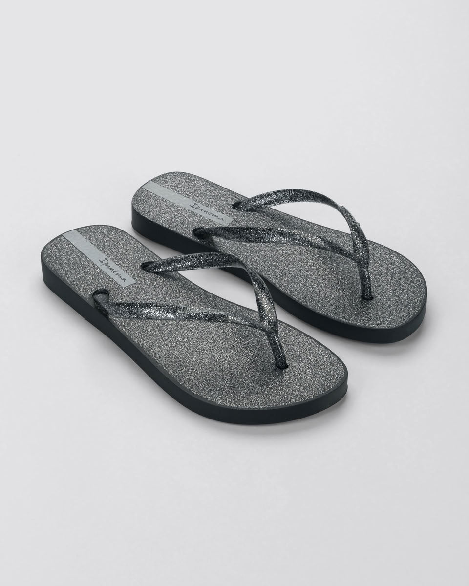 Sandalia Mujer Negro/Glitter 25 Ipanema
