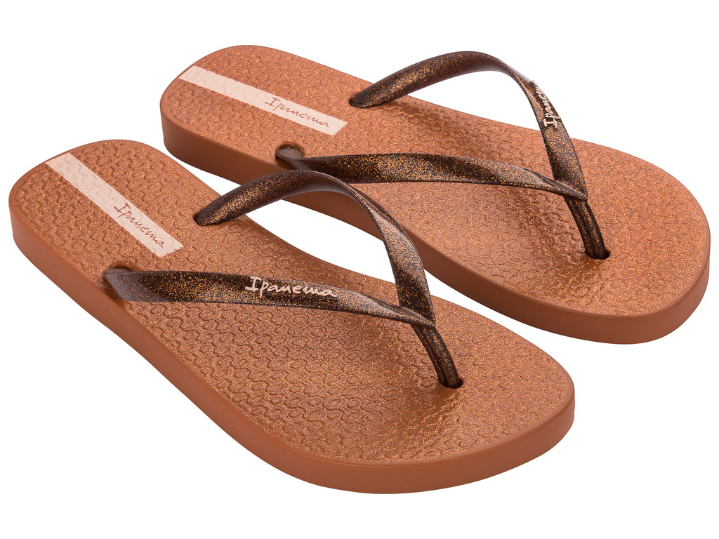 Sandalia Mujer Cobre Glitter Ipanema