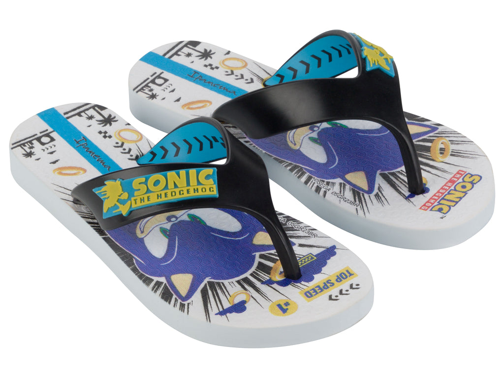 Sandalia Niño Blanco/Negro Sonic Ipanema