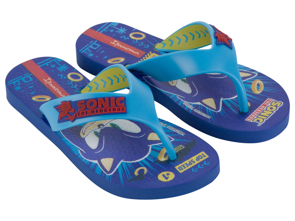 Sandalia Infantil Azul Sonic Ipanema