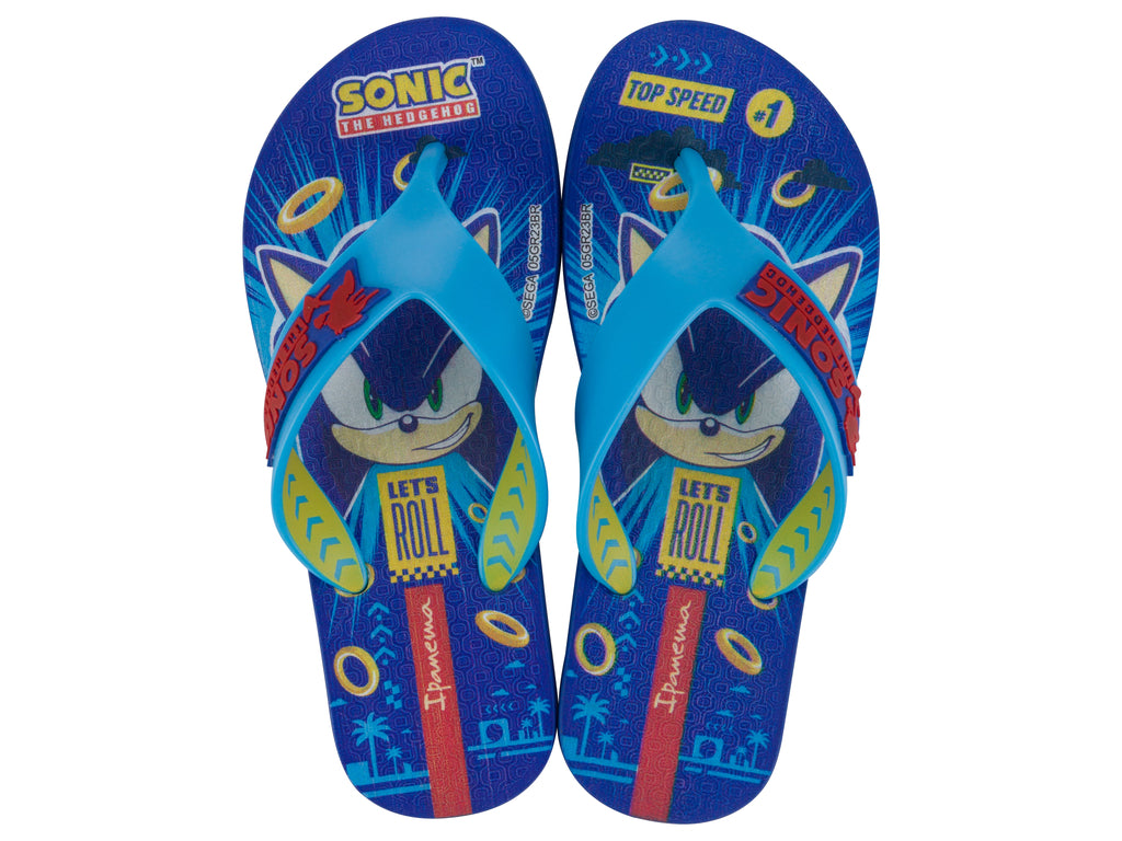 Sandalia Infantil Azul Sonic Ipanema