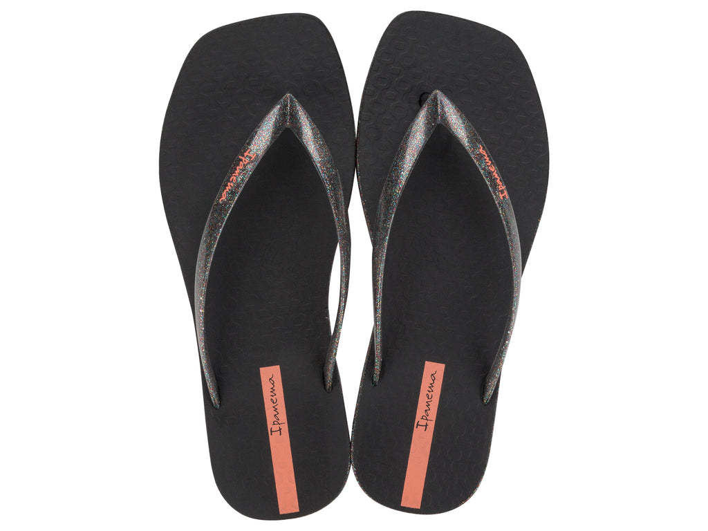 Sandalia Mujer Negro/Glitter Edge Maxi Ipanema