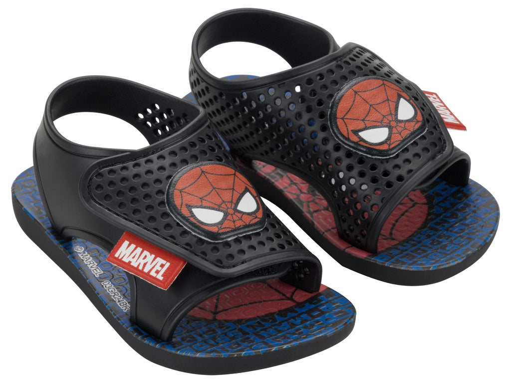 Sandalia Bebé Negro/Rojo Marvel Ipanema