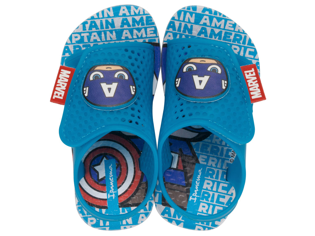 Sandalia Bebé Azul Marvel Ipanema