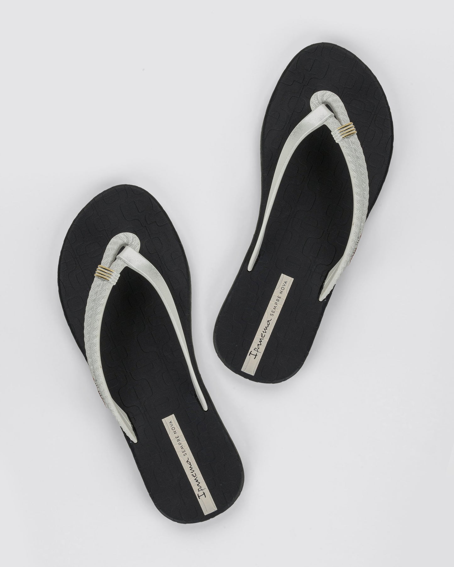 Sandalia Mujer Negro/Blanco Diversa Ipanema