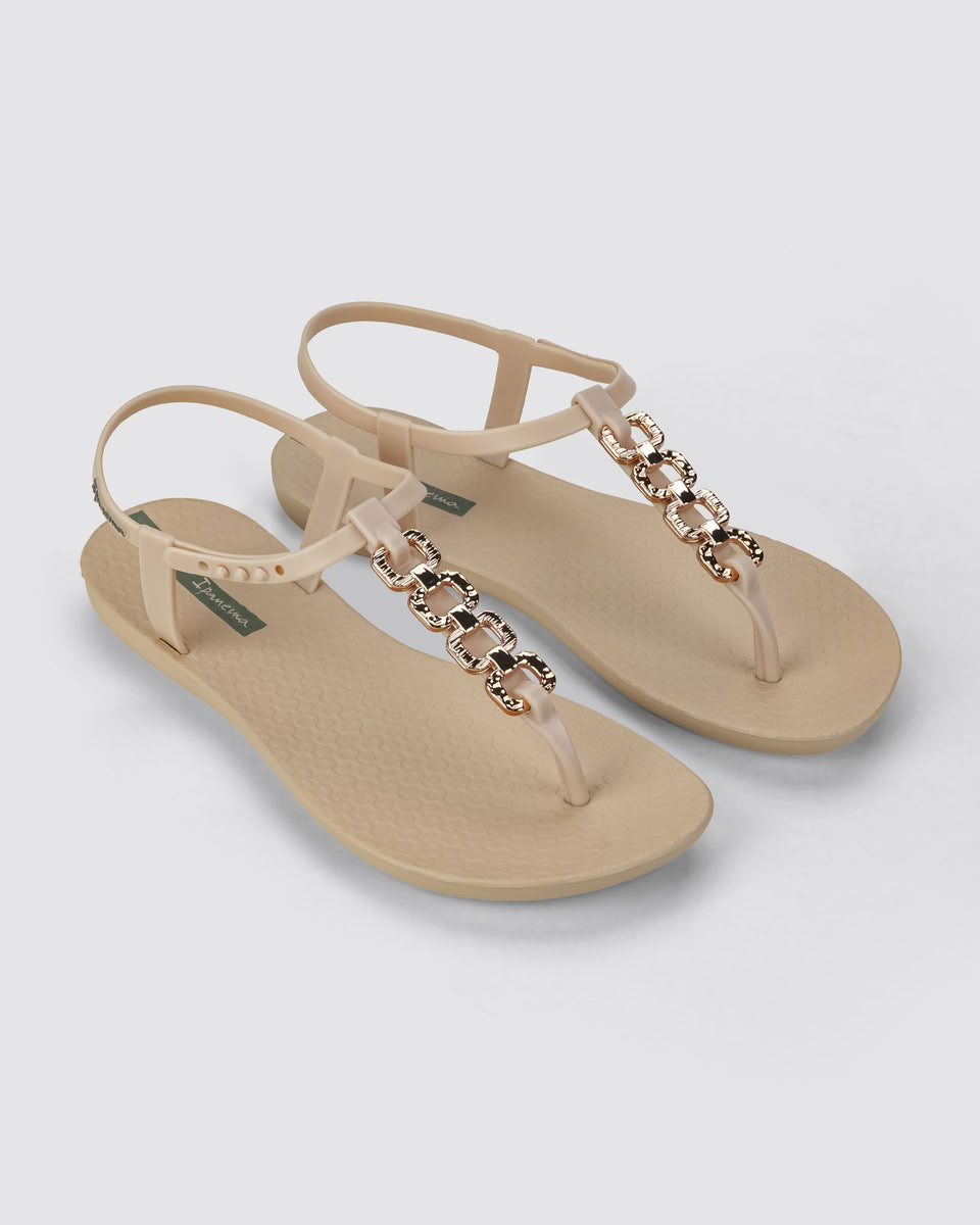 Sandalia Mujer Beige Class Forever Ipanema
