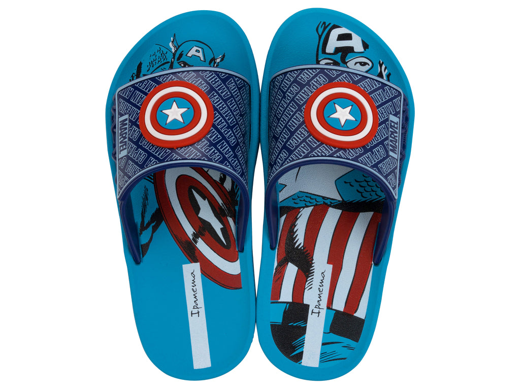 Sandalia Infantil Azul Marvel Sport Ipanema