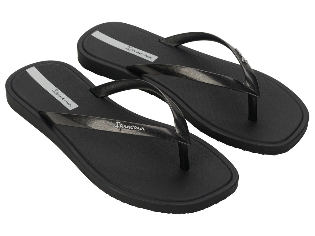 Sandalia Mujer Negro Solar Colors Ipanema