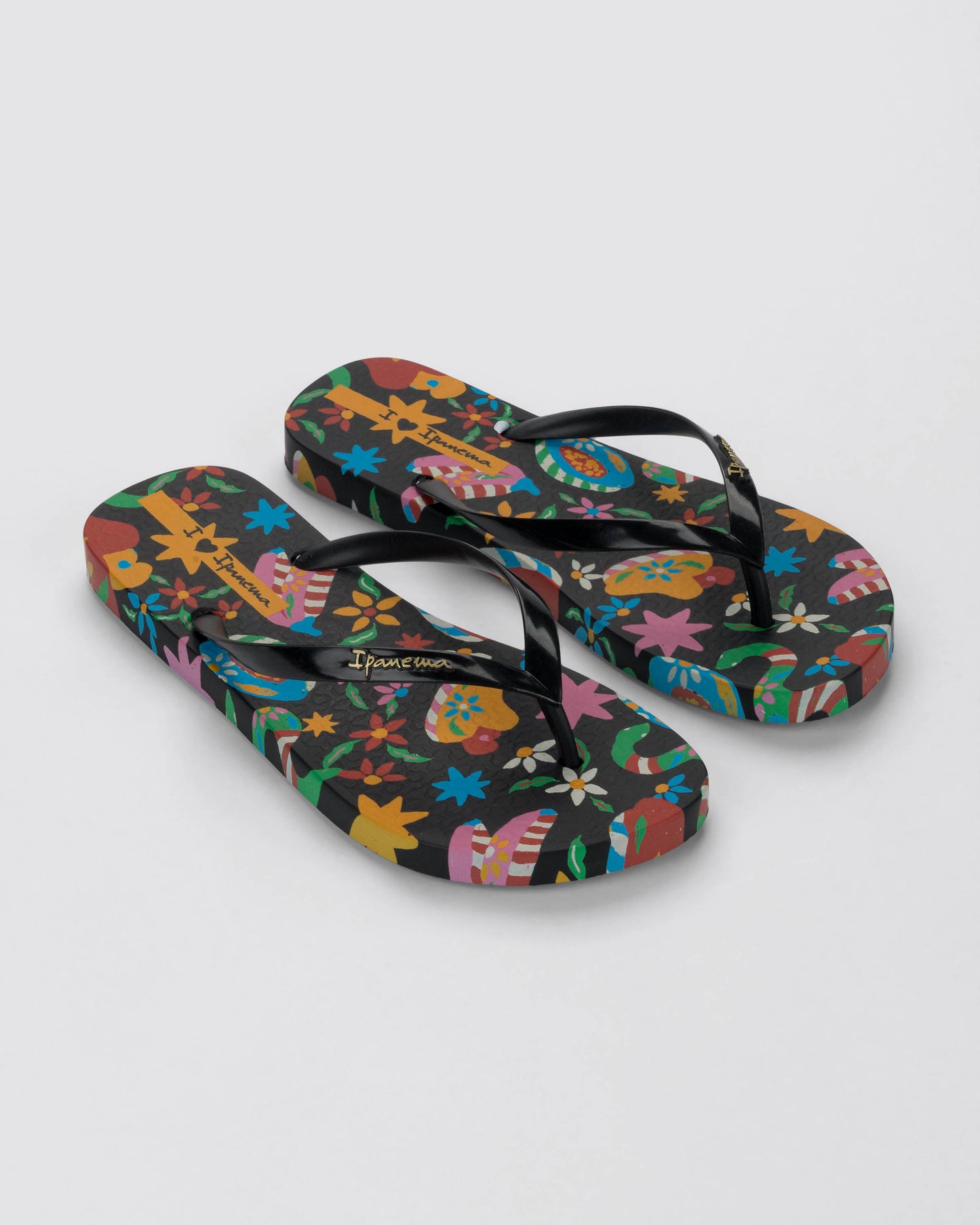 Sandalia Mujer Negro/Multicolor Xodo Ipanema