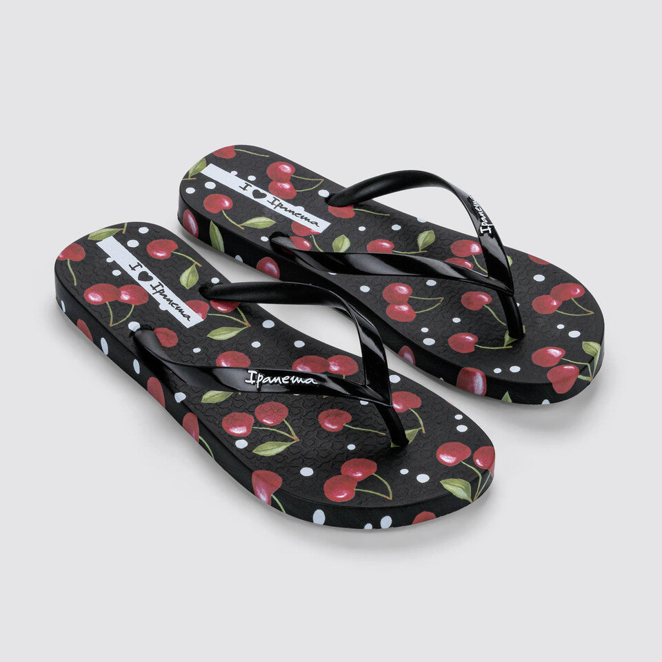 Sandalia Mujer Negro/RojoTrendy Print Ipanema