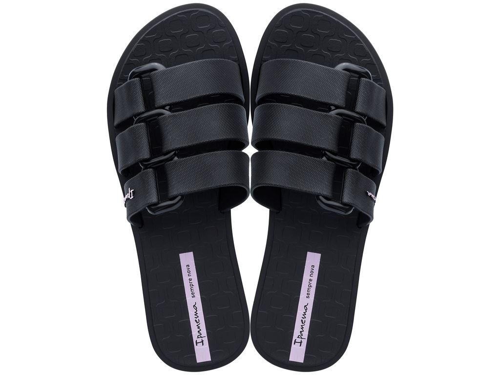 Sandalia Mujer Negro Bold 30 Ipanema