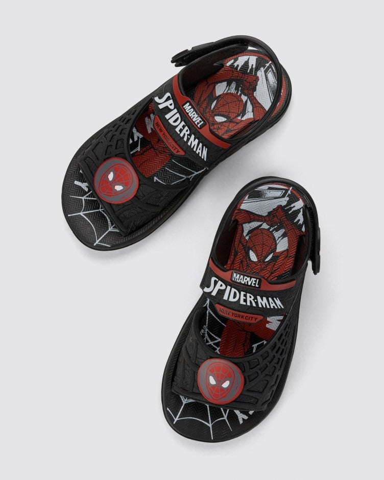 Sandalia Infantil Negro/Rojo Spiderman 2 Ipanema