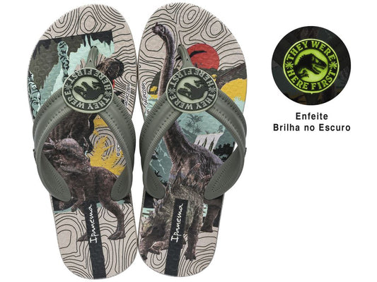 Sandalia Infantil Gris Jurassic World 202 Ipanema