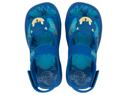 Sandalia Infantil Azul Sonic Rush Ipanema