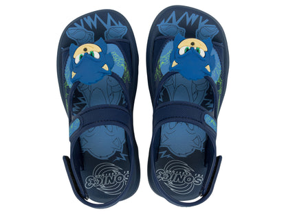 Sandalia Infantil Azul Oscuro Sonic Rush Ipanema