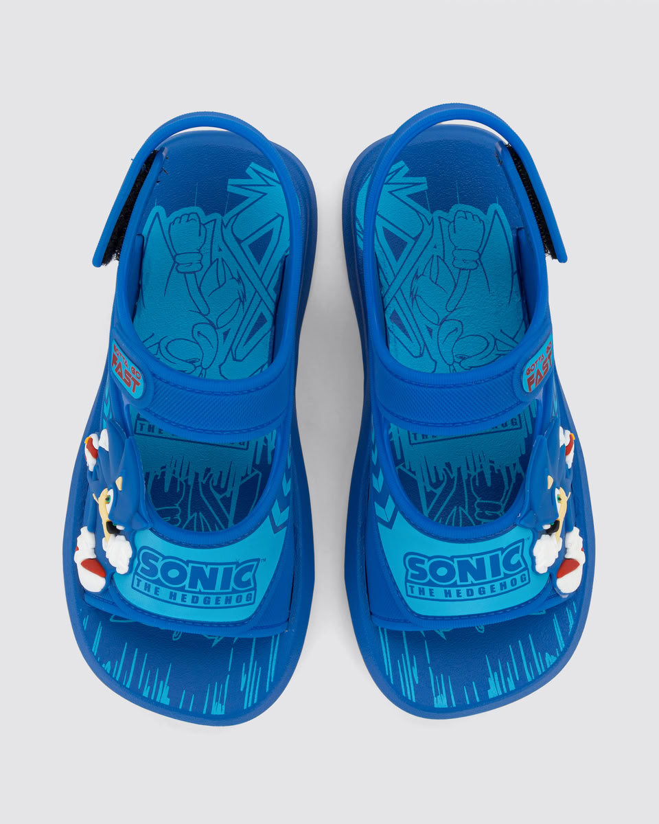 Sandalia Infantil Azul Sonic Ipanema