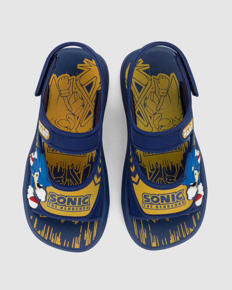 Sandalia Infantil Azul Sonic Rush Ipanema