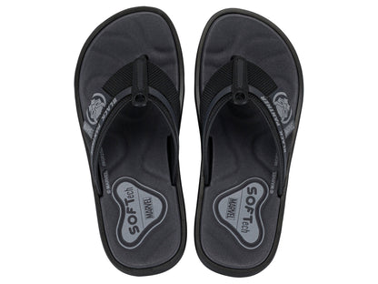 Sandalia Infantil Negro/Gris Marvel Ipanema