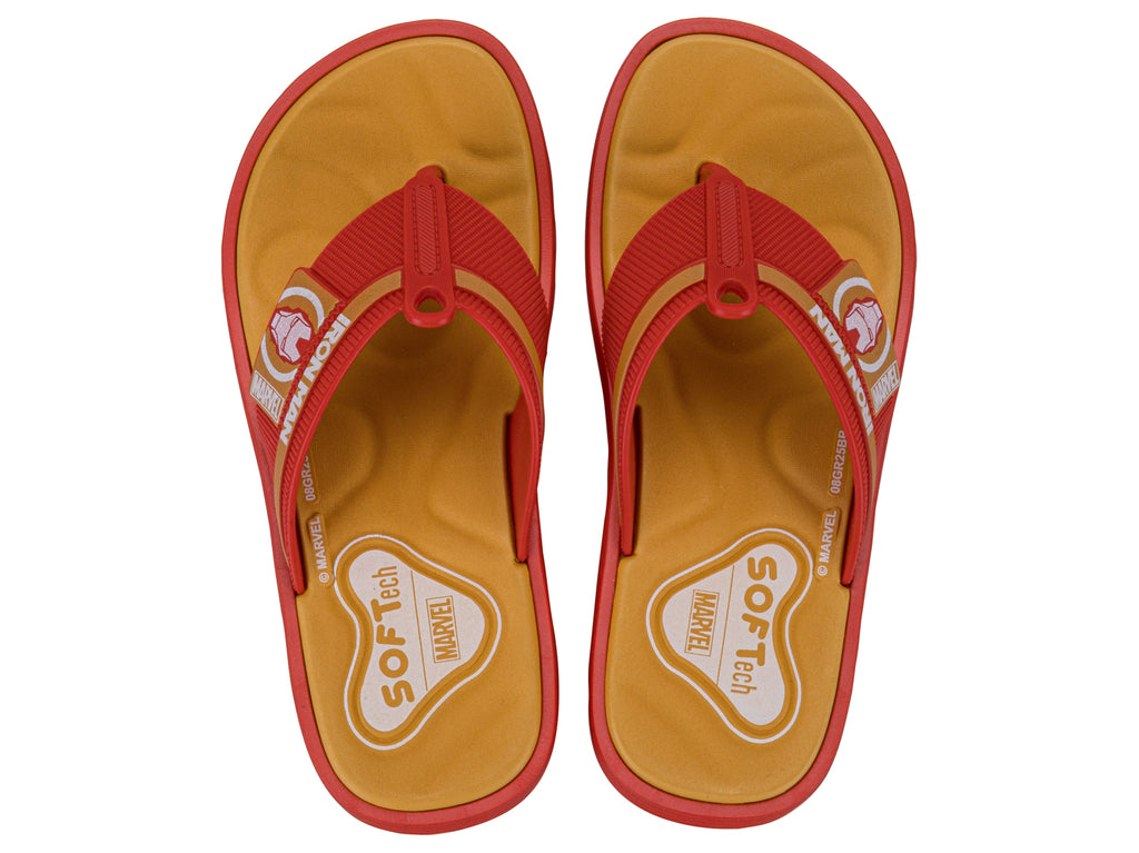 Sandalia Infantil Rojo/Amarillo Marvel Ipanema
