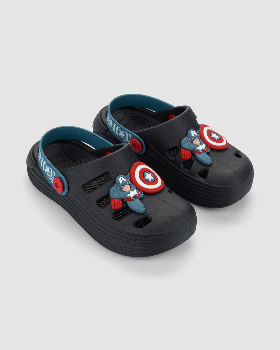 Sandalia Infantil Negro Marvel 46 Ipanema