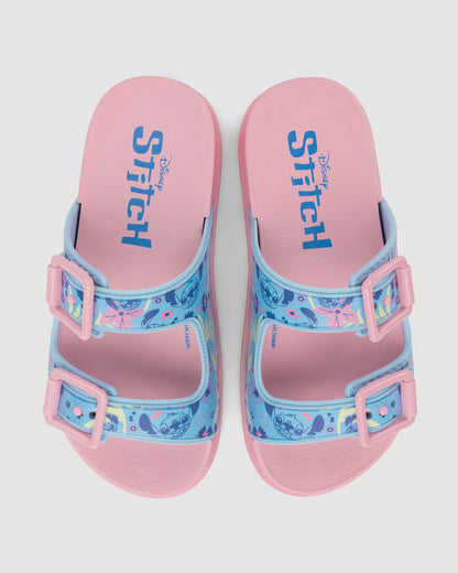 Sandalia Infantil Azul/Rosa Disney Stich Ipanema