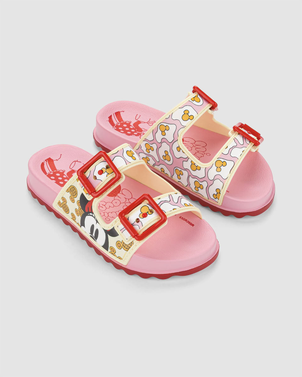 Sandalia Infantil Rosa/Beige Disney 079 Ipanema