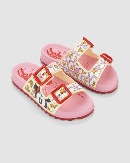 Sandalia Infantil Rosa/Beige Disney 079 Ipanema