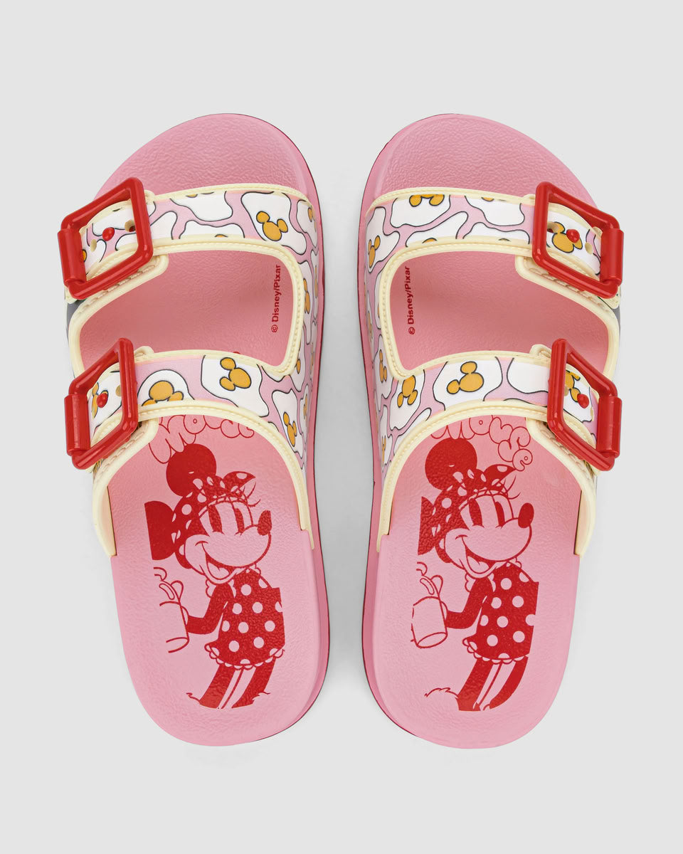 Sandalia Infantil Rosa/Beige Disney 079 Ipanema