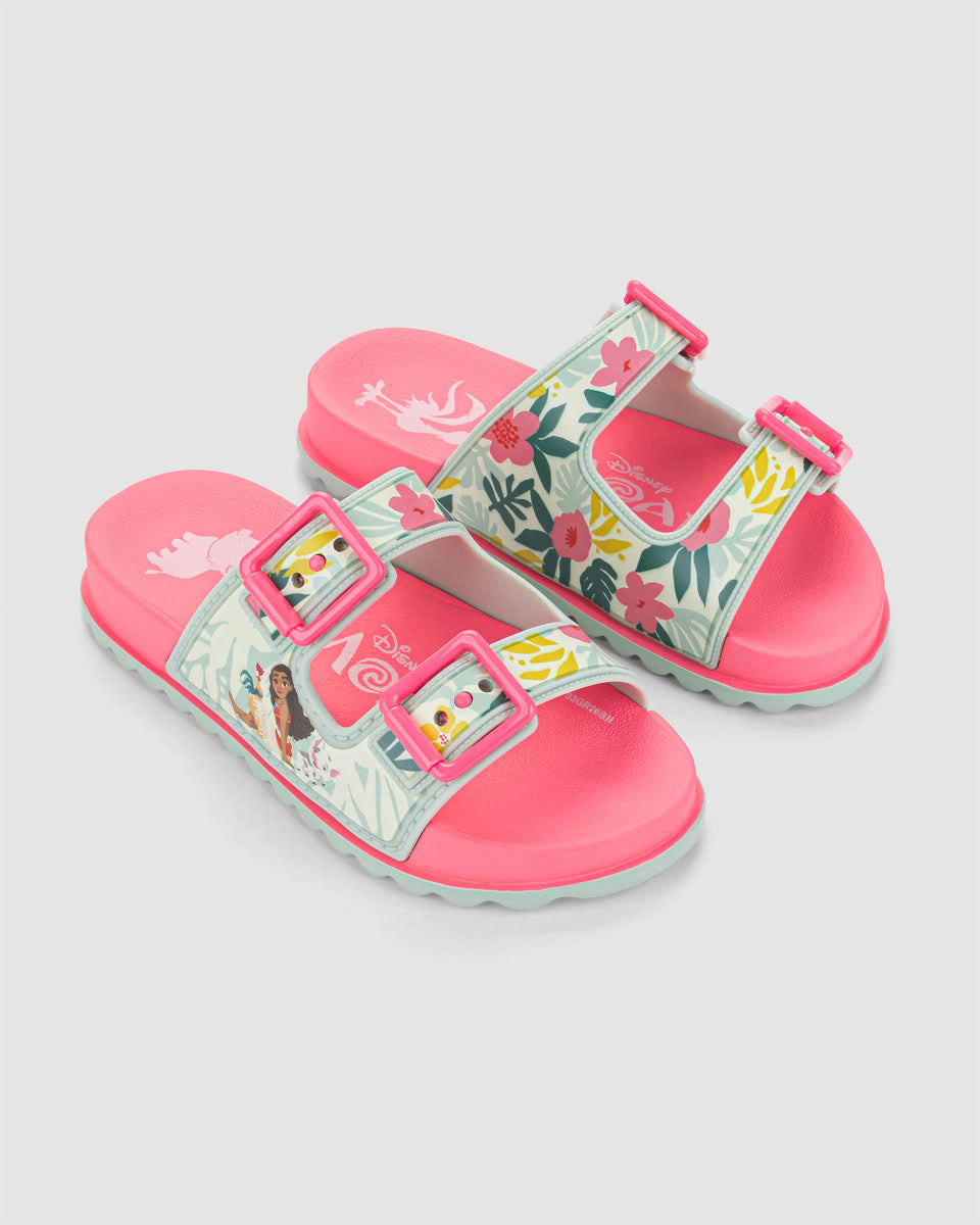 Sandalia Infantil Rosa/Verde Disney 079 Ipanema