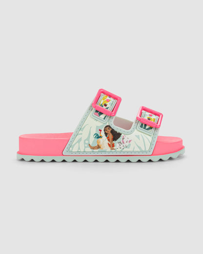 Sandalia Infantil Rosa/Verde Disney 079 Ipanema