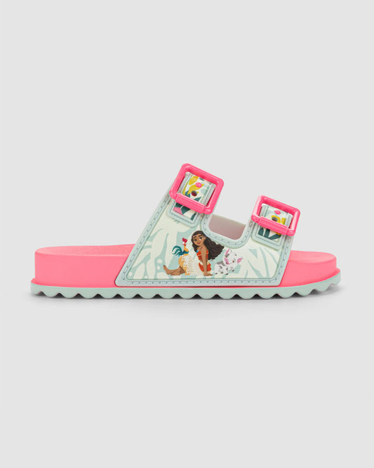 Sandalia Infantil Rosa/Verde Disney 079 Ipanema