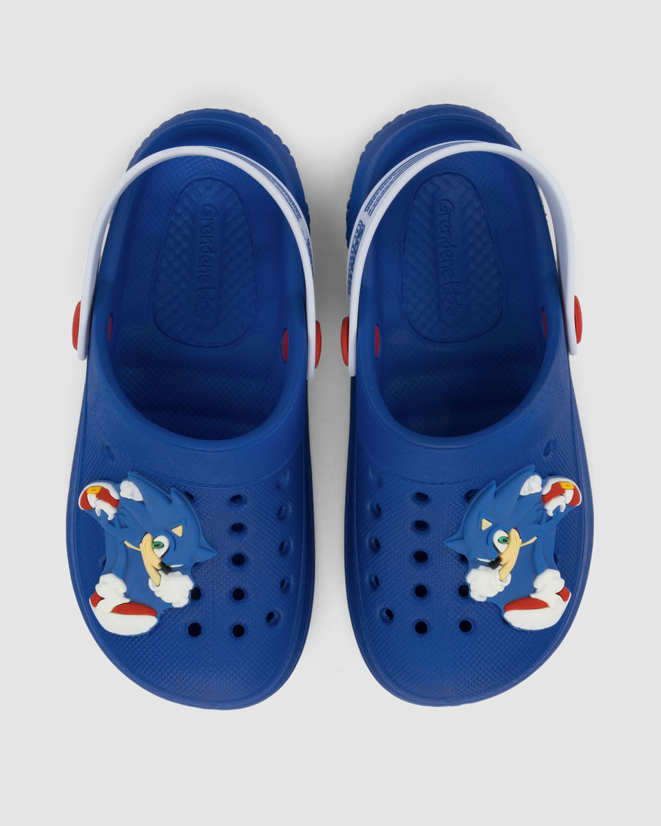 Sandalia Infantil Azul Sonic New Step Ipanema