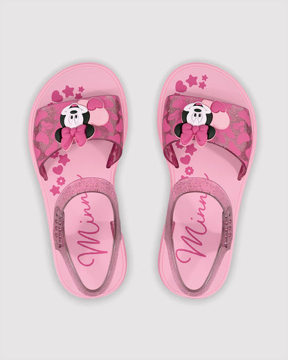 Sandalia Infantil Azul Minnie Candy Ipanema