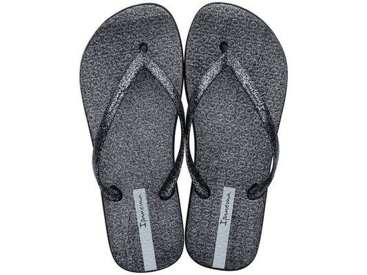 Sandalia Mujer Negro Glitter Fem Ipanema
