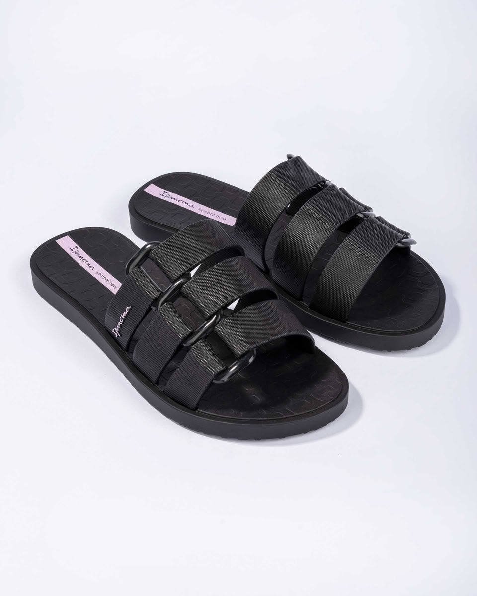 Sandalia Mujer Negro Bold 75 Ipanema