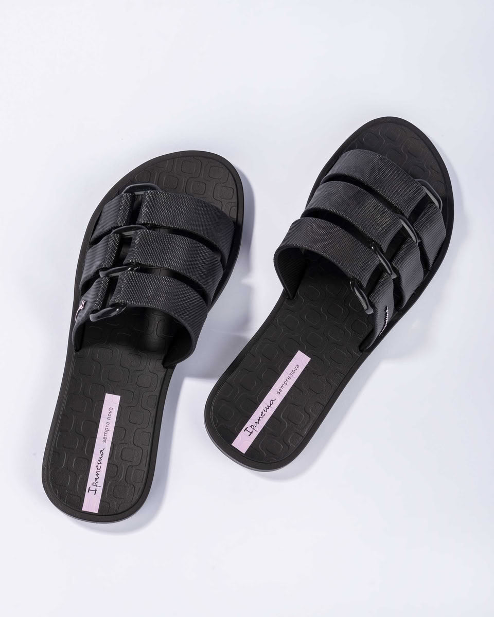 Sandalia Mujer Negro Bold 75 Ipanema