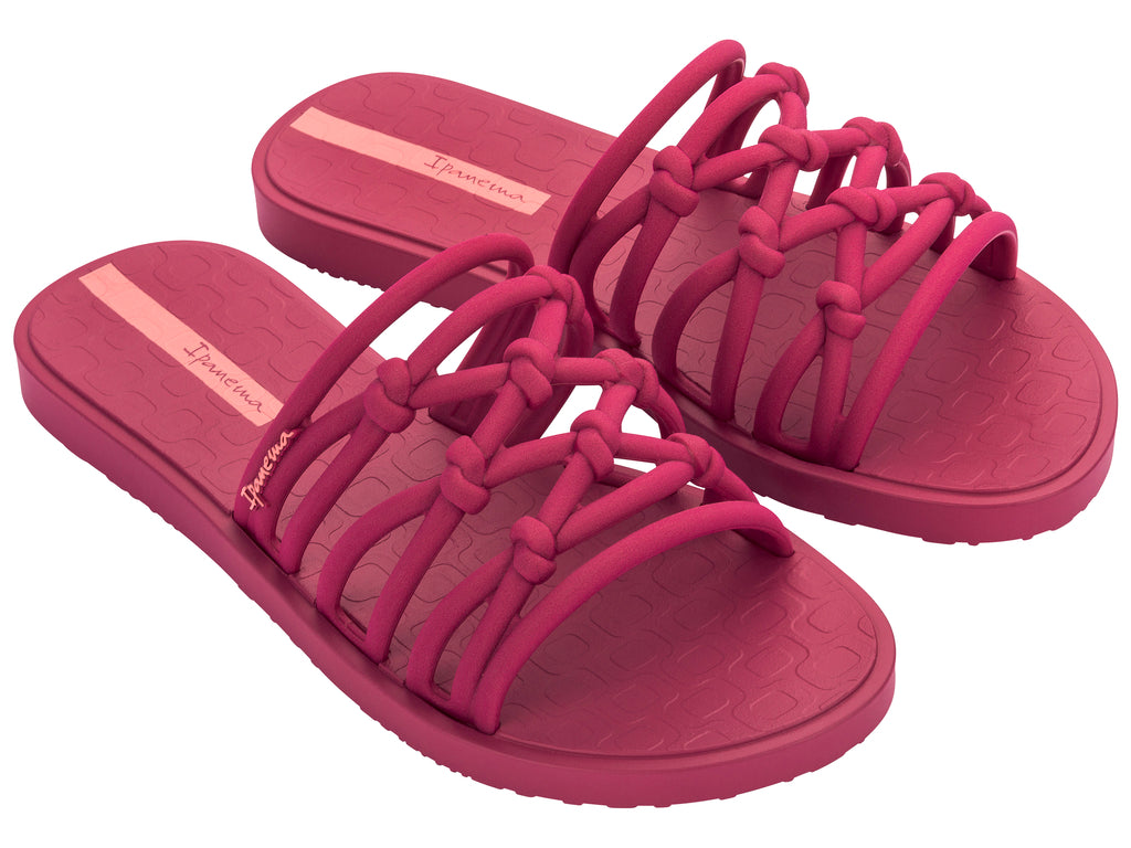 Sandalia Mujer Fucsia Link Slide  Ipanema