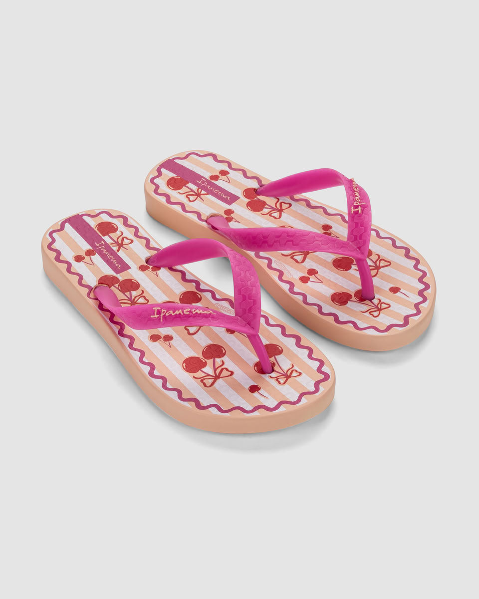 Sandalia Infantil Beige/Rosa Fantasia Ipanema