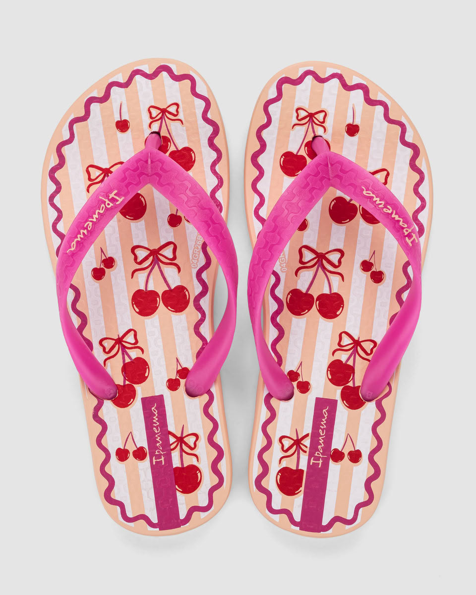Sandalia Infantil Beige/Rosa Fantasia Ipanema