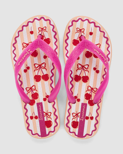 Sandalia Infantil Beige/Rosa Fantasia Ipanema
