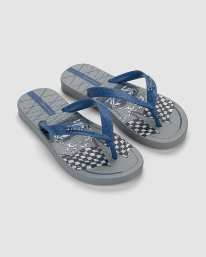 Sandalia Infantil Gris/Azul Fantasia Ipanema