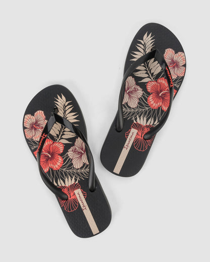 Sandalia Mujer Negro/Beige Oasis Ipanema