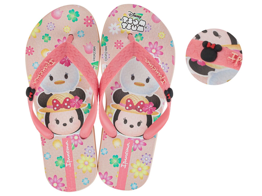 Sandalia Infantil Rosa Disney Kids 89 Ipanema