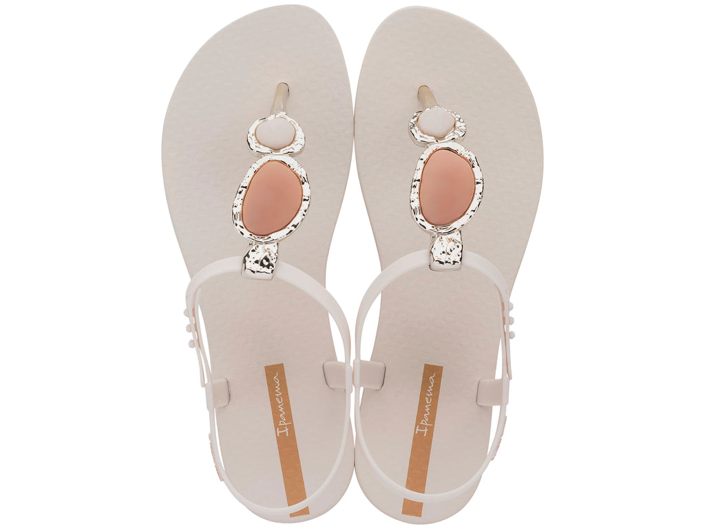 Sandalia Mujer Beige Class Luxo Ipanema