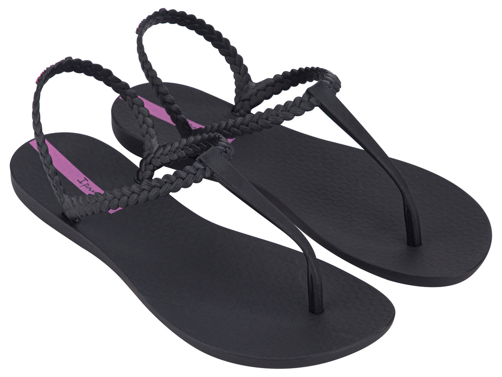 Sandalia  Class Basic Negro Ipanema