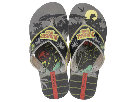 Sandalia Infantil Gris Jurassic Park Ipanema